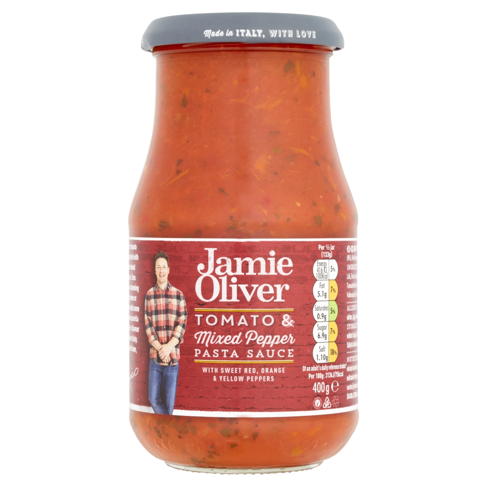 Jamie Oliver tomati paprika pastakaste  400g