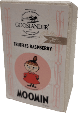 GOOSLANDER Moomi trühvlid-Vaarika maitselised 100g